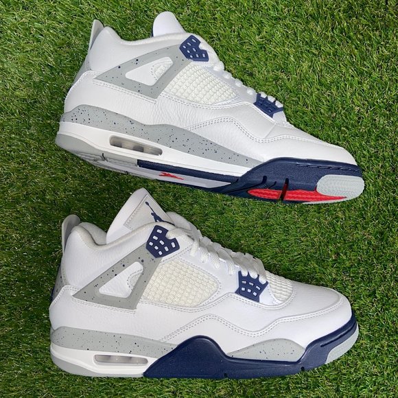 Air Jordan 4 Retro Midnight Navy B-Grade Men’s Size DH6927-140 NEW main image 9